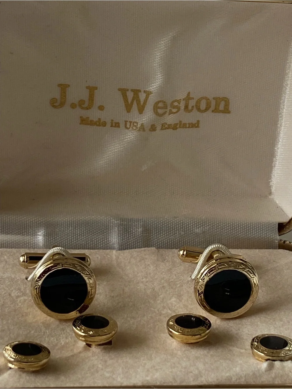 J j Weston elegant gold